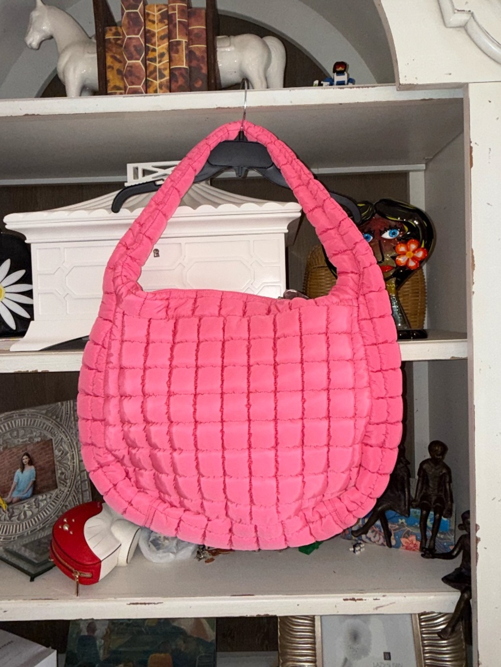 Free People FP Movement quilted carryall bubblegum pink nwt - Picture 3 of 4